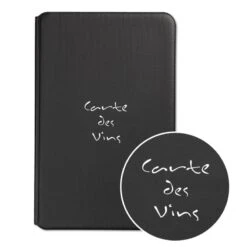 Protège-menu "Carte Des Vins" Noir Toscana Format A4 - Présentation Menu Hôtel Restaurant Brasserie -Déco Bistro Pas Cher Magasin protege menu carte des vins noir toscana format a4 presentation menu hotel restaurant brasserie 2