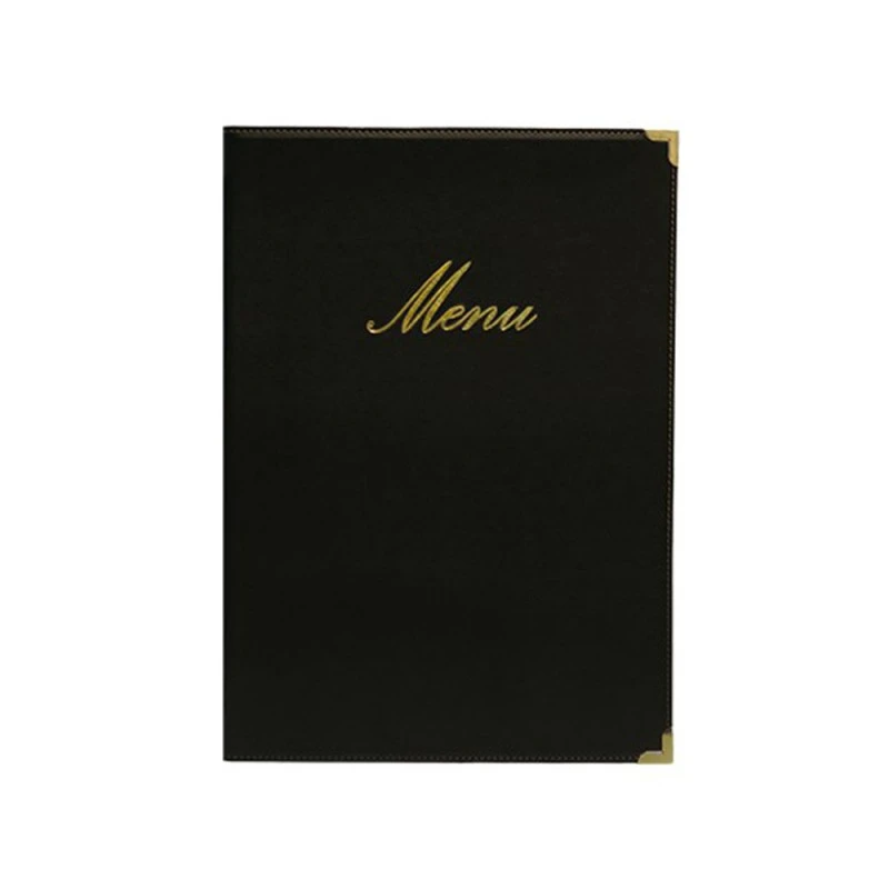 Protège-menu Classique Format A5 Couleur Noir - Porte Menu Hôtel Restaurant - Securit 1 Protège-menu Classique Format A5 Couleur Noir - Porte Menu Hôtel Restaurant - Securit