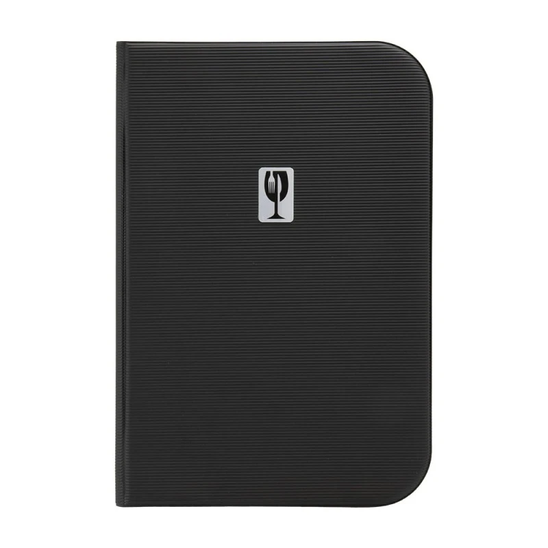 Protège Menu En PVC Modèle Essential Format A5 Couleur Noir - Présentation Menu Restaurant 1 Protège Menu En PVC Modèle Essential Format A5 Couleur Noir - Présentation Menu Restaurant