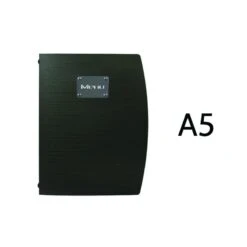 Protège Menu Rio Noir Format A5