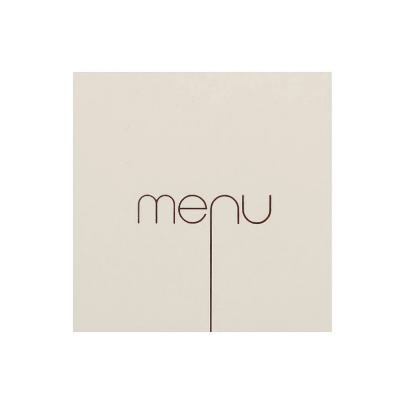 Protège Menu Risto Couleur Beige Format Carré 21 Cm X 21 Cm Pour Présentation Menus Hôtels - Restaurants 2 Protège Menu Risto Couleur Beige Format Carré 21 Cm X 21 Cm Pour Présentation Menus Hôtels - Restaurants – Image 2