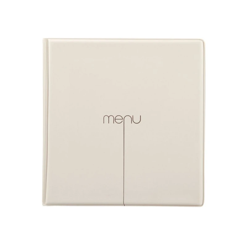 Protège Menu Risto Couleur Beige Format Carré 21 Cm X 21 Cm Pour Présentation Menus Hôtels - Restaurants 1 Protège Menu Risto Couleur Beige Format Carré 21 Cm X 21 Cm Pour Présentation Menus Hôtels - Restaurants