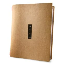 Protège-menu Souple Format A4 Couleur Naturel 1 Insert Modèle ZEN - Dag Style