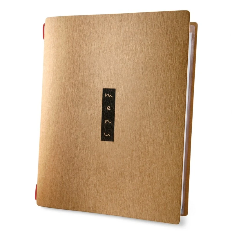 Protège-menu Souple Format A4 Couleur Naturel 1 Insert Modèle ZEN - Dag Style 1 Protège-menu Souple Format A4 Couleur Naturel 1 Insert Modèle ZEN - Dag Style