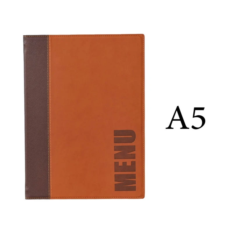 Protège-menu Tendance Format A5 Couleur Marron - Porte Menu Hôtel Restaurant - Securit 2 Protège-menu Tendance Format A5 Couleur Marron - Porte Menu Hôtel Restaurant - Securit – Image 2