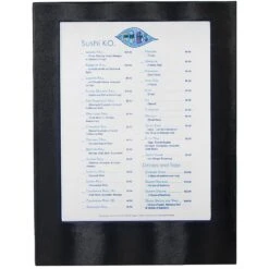 Protège-menus 1 X A4 LED