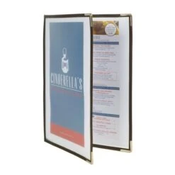 Protège-menus A4 Crystal 4 Pages