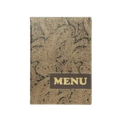Protège-menus A4 Design Paisley -Déco Bistro Pas Cher Magasin protege menus a4 design paisley 2