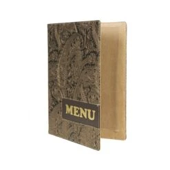 Protège-menus A4 Design Paisley -Déco Bistro Pas Cher Magasin protege menus a4 design paisley 3