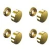 Set De 4 Cache Vis Doré 13 Mm