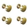 Set De 4 Cache Vis Doré 18 Mm