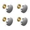 Set De 4 Caches Vis Inox 24 Mm - Fixation Signalétique