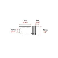 Set De 4 Fixation Murale Vissée FIXV1 -Déco Bistro Pas Cher Magasin set de 4 fixation murale vissee fixv1 3