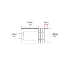 Set De 4 Fixation Murale Vissée FIXV2 -Déco Bistro Pas Cher Magasin set de 4 fixation murale vissee fixv2 3