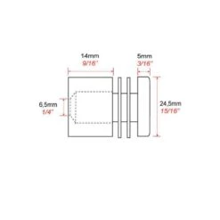 Set De 4 Fixation Murale Vissée FIXV4 -Déco Bistro Pas Cher Magasin set de 4 fixation murale vissee fixv4 3