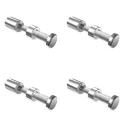Set De 4 Fixations Murales Vissées FIX-M1 - Entretoises Murales Vissées Ø 18 Mm / L 25 Mm