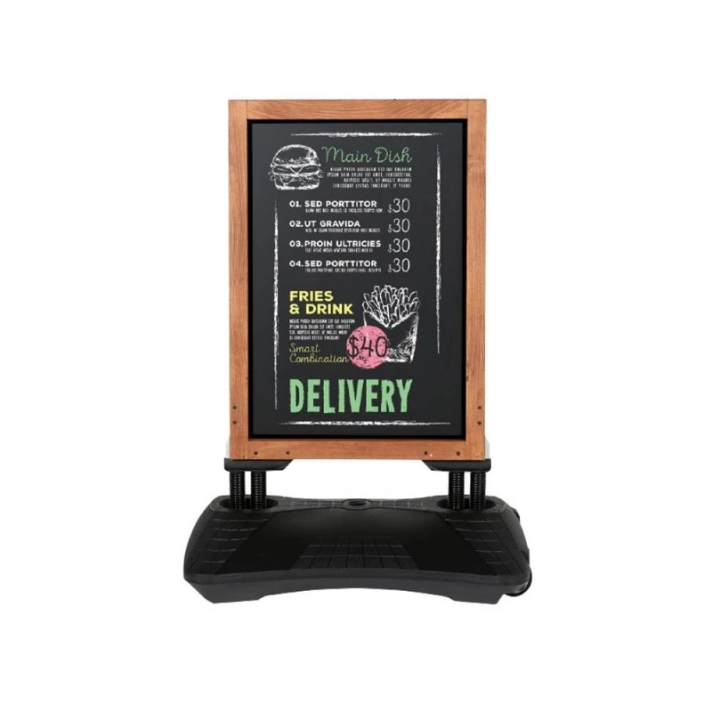 Stop Trottoir Ardoise Magnétique En Bois Modèle Wood WindPro (46 X 68 Mm) 1 Stop Trottoir Ardoise Magnétique En Bois Modèle Wood WindPro (46 X 68 Mm)