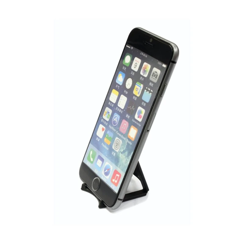 Support De Bureau Pliable Pour Smartphone - Couleur Noir - Support Smartphone Modèle SMALL 3 Support De Bureau Pliable Pour Smartphone - Couleur Noir - Support Smartphone Modèle SMALL – Image 3